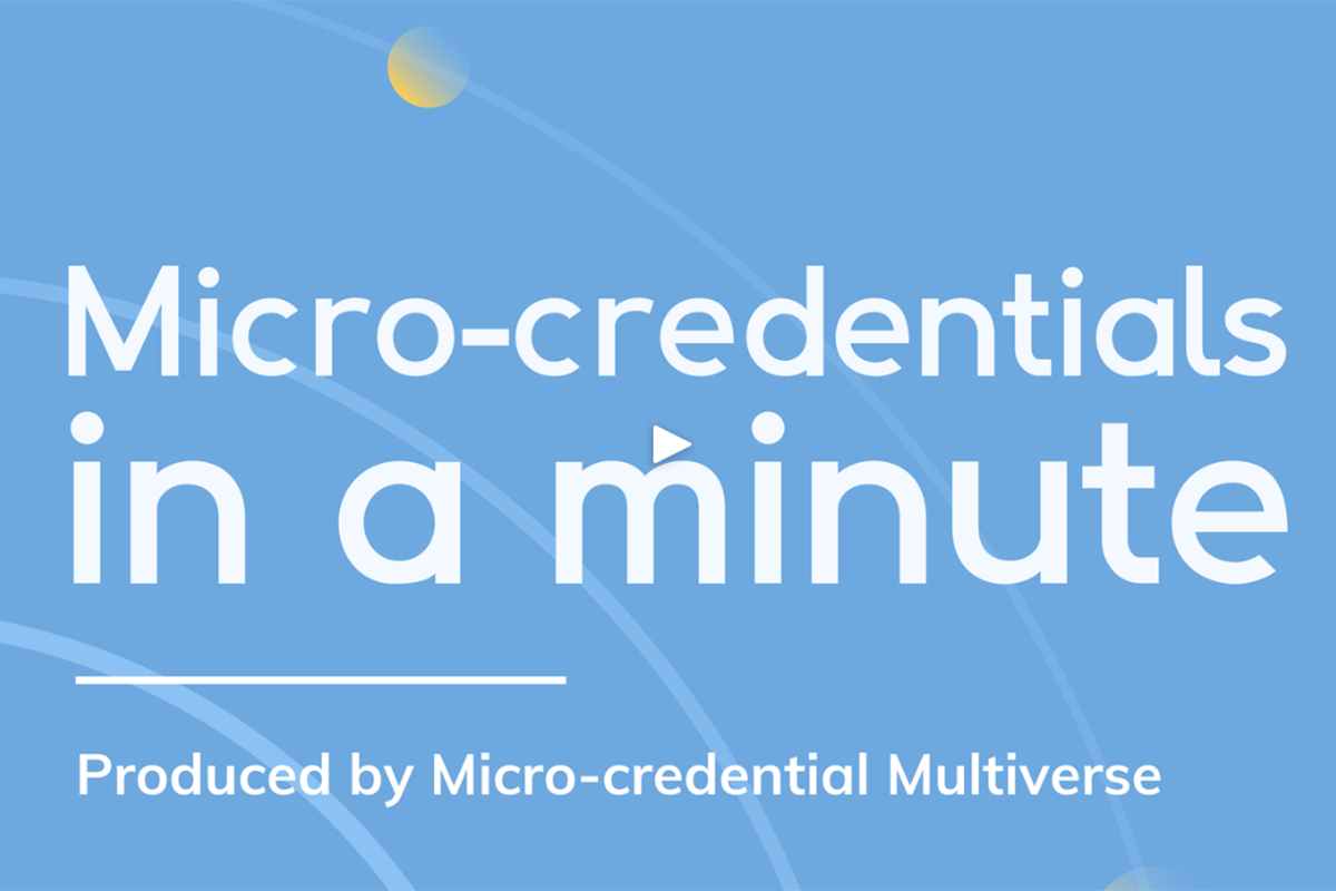 Microcredentials in a Minute - Podcast by Micro-Credential Multiverse